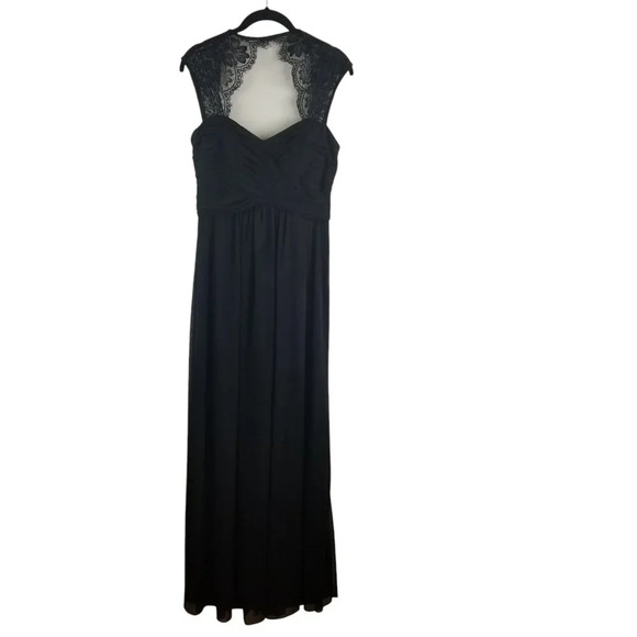 Scarlet Women's Dark Romantic Witchy Fairy Grunge Black Evening Dress Sz 8 - Picture 1 of 11